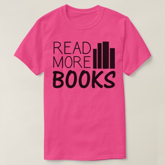Bücher lesen Weitere Bücher 2 T-Shirt (Design vorne)