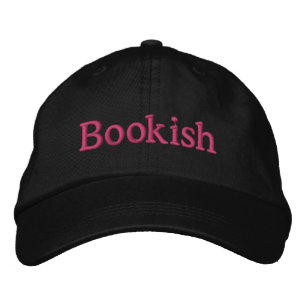 Bücher Lesender Gestickter Hut
