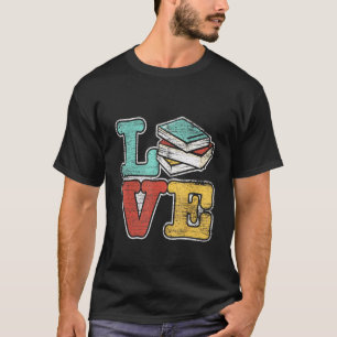 Bücher Leser Bibliothek Bücherwurm Idee Lesen T-Shirt