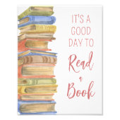 Bücher Lesethema Fotodruck (Vorne)