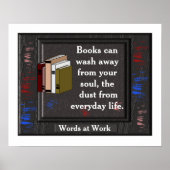 Bücher - Lesposter Poster (Vorne)