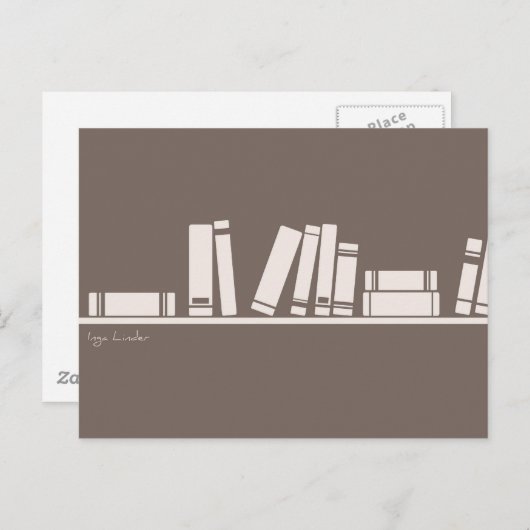 Bücher lieben! postkarte (Vorne/Hinten)