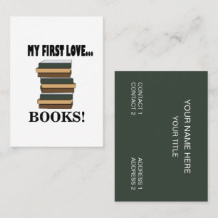 Bücher Meine Erste Liebe Bücher  Visitenkarte