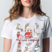 Bücher, meine Liebessprache Valentinscollage Sweatshirt