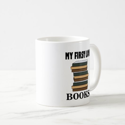 Bücher meiner ersten Liebe Kaffeetasse (VorderseiteRechts)