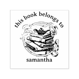 Bücher mit Genie Lamp Dieses Buch gehört Permastempel
