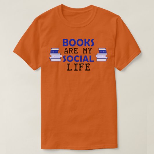 Bücher mit Maske T-Shirt (Design vorne)