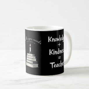 Bücher mit offenen Minds - Lehrer entzünden den We Kaffeetasse