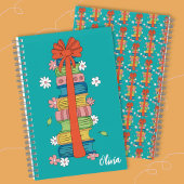 Bücher mit Red Bow Kid Spiral Notebook