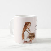 Bücher mit rothaarigen Frauen Kaffeetasse (Vorderseite Links)