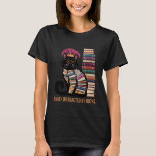 Bücher Nerds Liebhaber Buchleser Damen Herren Retr T-Shirt
