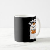 Bücher! Niedlich Ghost Reading Library Books Hallo Kaffeetasse (VorderseiteRechts)