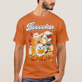 Bücher! Niedlich Ghost Reading Library Books Hallo T-Shirt