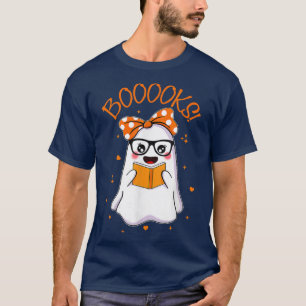Bücher! Niedlich Ghost Reading Library Books Hallo T-Shirt