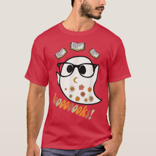 Bücher! Niedlich Ghost Reading Library Books Hallo T-Shirt