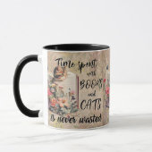 Bücher Niedlicher Katzen lesen Tasse (Links)