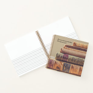 Bücher-Notebook Notizblock