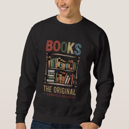 Bücher Original Handheld-Gerätebuch Lover Reader B Sweatshirt (Vorderseite)