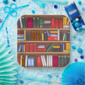 Bücher Pappteller, Lesen & Bibliotheksfeier Pappteller (Party)
