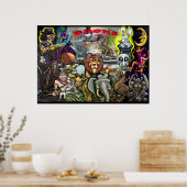 Bücher Poster (Küche)