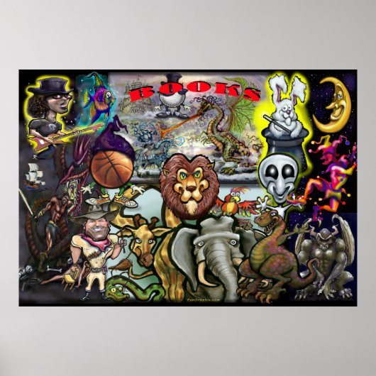 Bücher Poster (Vorne)