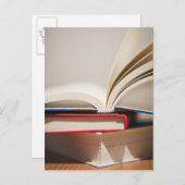 Bücher Postkarte (Vorne/Hinten)