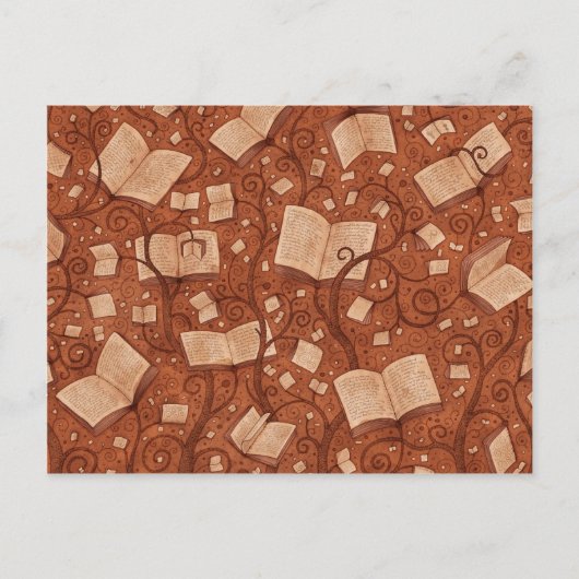 Bücher Postkarte (Vorderseite)