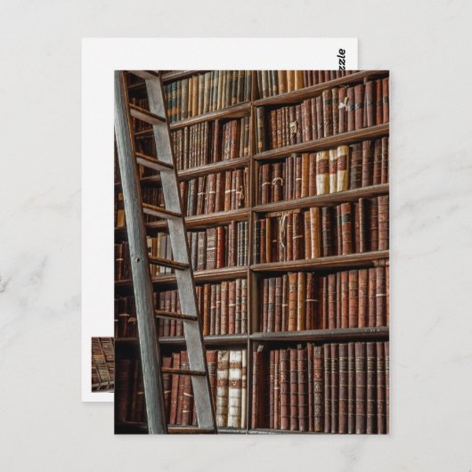 Bücher Postkarte (Vorne/Hinten)