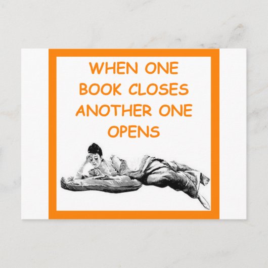 BÜCHER POSTKARTE (Vorderseite)
