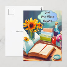 Bücher, Postkarte für Postübergänge