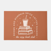 Bücher & Pumpkin Gewürzsaison Fußmatte (Vorderseite)