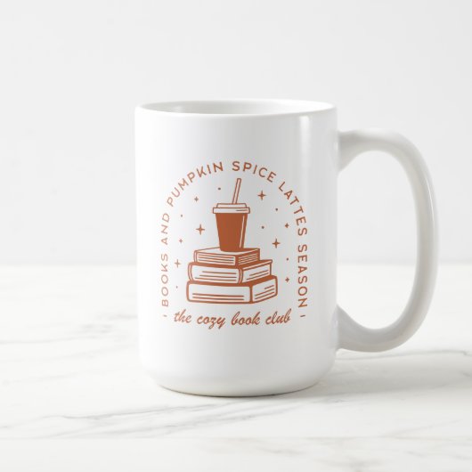 Bücher & Pumpkin Gewürzsaison Kaffeetasse (Rechts)