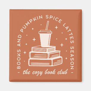Bücher & Pumpkin Gewürzsaison Magnet