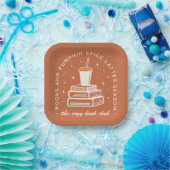 Bücher & Pumpkin Gewürzsaison Pappteller (Party)