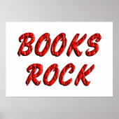 Bücher ROCK Poster (Vorne)