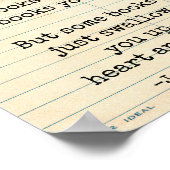 Bücher schlucken Sie hoch Joanne Harris Wall Art Poster (Ecke)