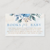 Bücher setzen dufte blaue Rose Blütendusche ein Begleitkarte (Vorderseite)