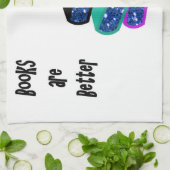 Bücher sind besser handtuch (Gefaltet)