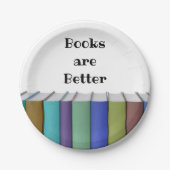 Bücher sind besser pappteller (Vorderseite)