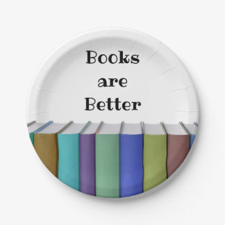 Bücher sind besser pappteller
