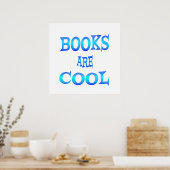 Bücher sind Cool - Ab $11.80 Poster (Küche)