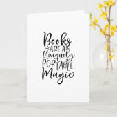 Bücher sind ein einzigartig tragbarer Zauber Karte (Gelbe Blume)
