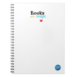 Bücher sind ein magisches Notebook