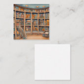 Bücher sind eine Quelle endloser Wunder und Magie Mitteilungskarte (Vorne/Hinten)