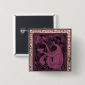 Bücher sind für den Geist Button (Vorne & Hinten)