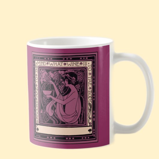 Bücher sind für den Geist wie Wein für den Körper Kaffeetasse