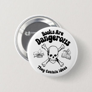 Bücher sind gefährlich button