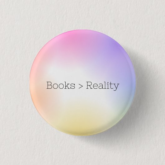 Bücher sind größer als die Schaltfläche "Realität" Button (Vorderseite)