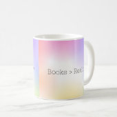 Bücher sind größer als die Tasse der Realität (VorderseiteRechts)