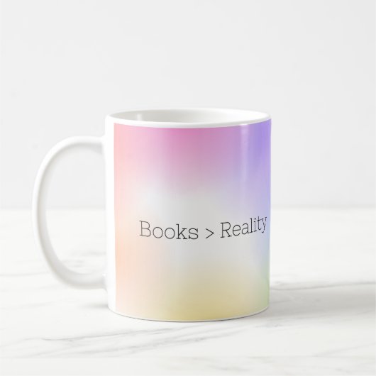 Bücher sind größer als die Tasse der Realität (Links)